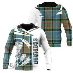 Brisbane modern Clan Tartan Hoodie - Scottish Thistle Style