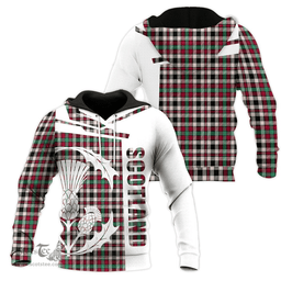 Borthwick Dress Ancient Clan Tartan Hoodie - Scottish Thistle Style