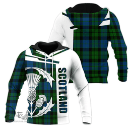 MacKie Clan Tartan Hoodie - Scottish Thistle Style