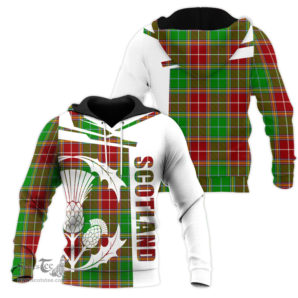 Baxter Modern Clan Tartan Hoodie - Scottish Thistle Style