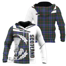 Ogilvie Hunting Modern Clan Tartan Hoodie - Scottish Thistle Style