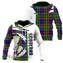 Arnott Clan Tartan Hoodie - Scottish Thistle Style