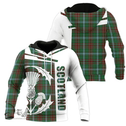 Gayre Clan Tartan Hoodie - Scottish Thistle Style