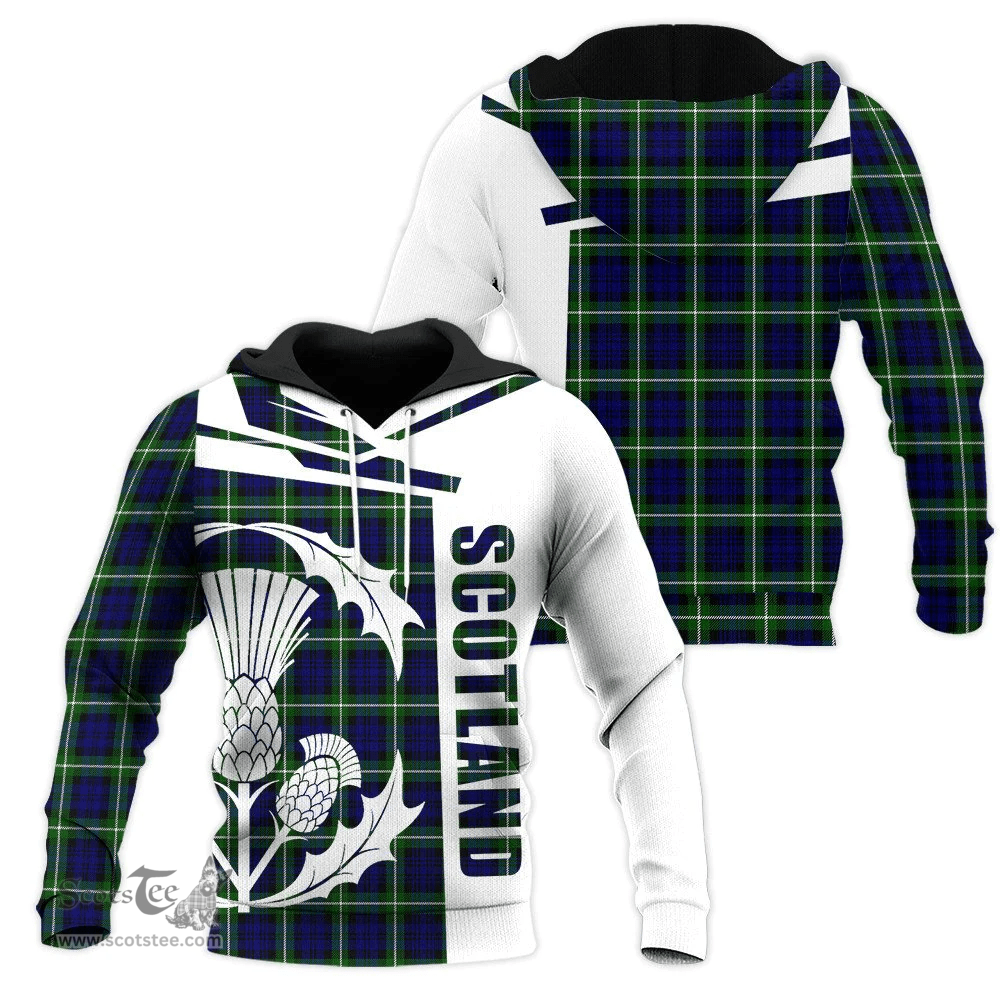 Lamont Modern Clan Tartan Hoodie - Scottish Thistle Style