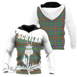 MacKintosh Hunting Ancient Clan Tartan Hoodie - Scottish Thistle Style