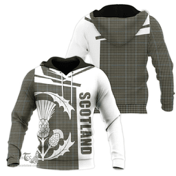 Haig Check Clan Tartan Hoodie - Scottish Thistle Style