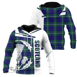 Hamilton Hunting Modern Clan Tartan Hoodie - Scottish Thistle Style