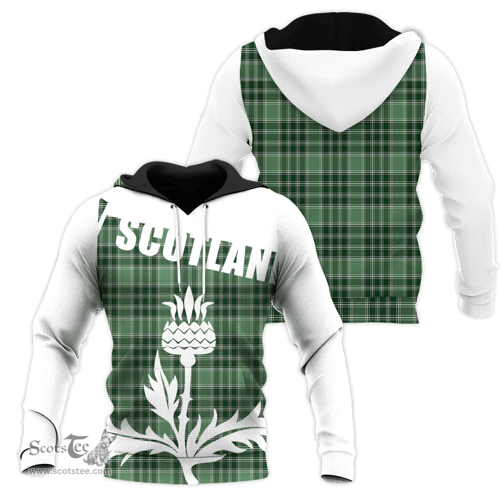 MacDonald Lord Of the Isles Hunting Clan Tartan Hoodie - Scottish Thistle Style