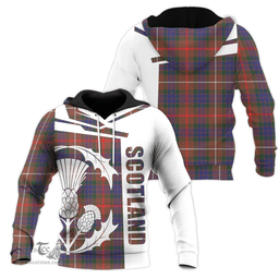 Fraser Hunting Modern Clan Tartan Hoodie - Scottish Thistle Style