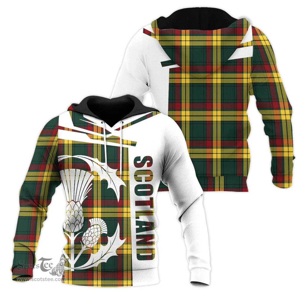 MacMillan Old Modern Clan Tartan Hoodie - Scottish Thistle Style