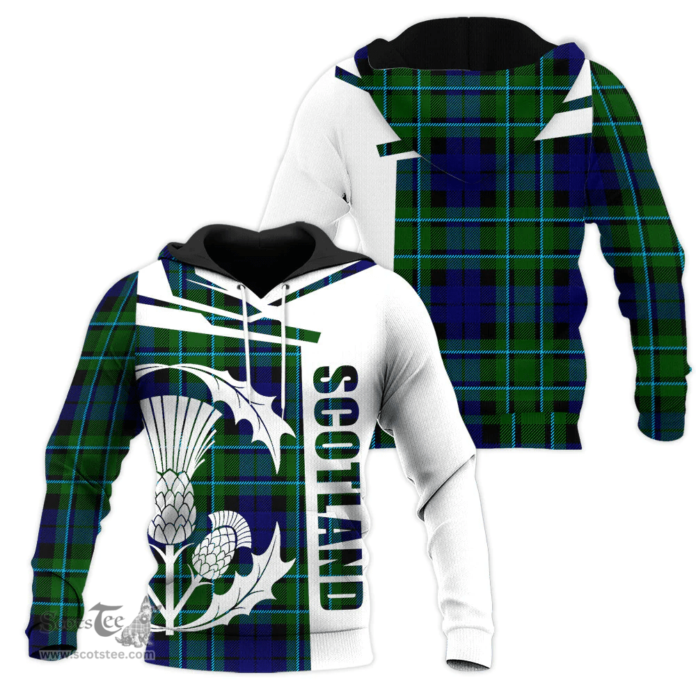 MacCallum Modern Clan Tartan Hoodie - Scottish Thistle Style