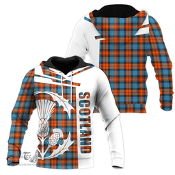 MacLachlan Ancient Clan Tartan Hoodie - Scottish Thistle Style