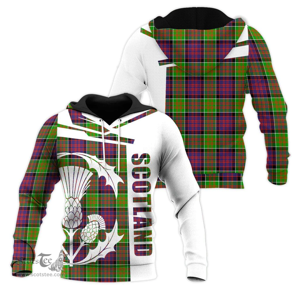 MacDonald Of Clanranald Clan Tartan Hoodie - Scottish Thistle Style