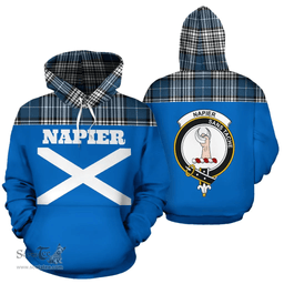 Scottish Napier Clan Tartan Hoodie - Scotland In Me Scottish Plaid Tartan Plaid
