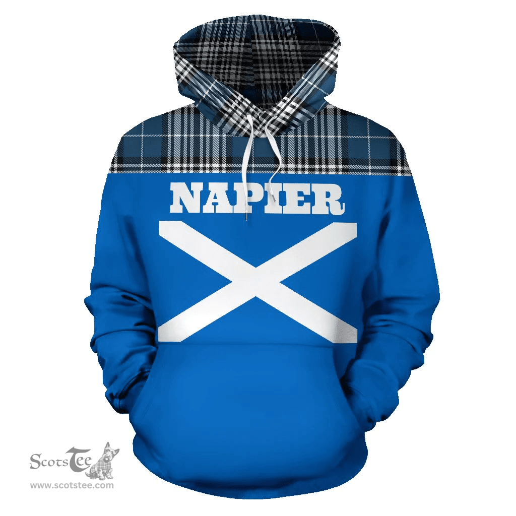 Scottish Napier Clan Tartan Hoodie - Scotland In Me Scottish Plaid Tartan Plaid