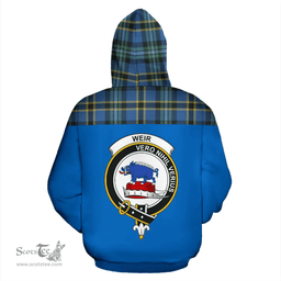 Scottish Weir Clan Tartan Hoodie - Scotland In Me Scottish Plaid Tartan Plaid