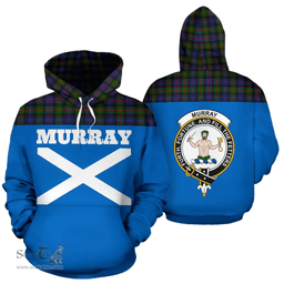 Scottish Murray of Atholl Clan Tartan Hoodie - Scotland In Me Scottish Plaid Tartan Plaid