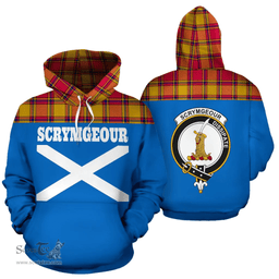 Scottish ScrymGeour Clan Tartan Hoodie - Scotland In Me Scottish Plaid Tartan Plaid