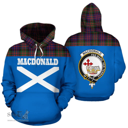Scottish MacDonald (Clan Donald) Clan Tartan Hoodie - Scotland In Me Scottish Plaid Tartan Plaid