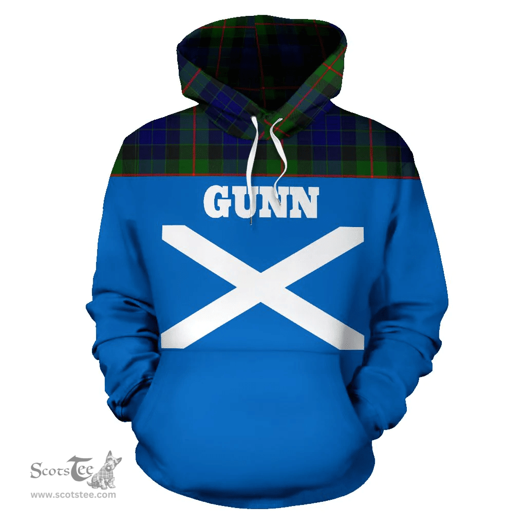 Scottish Gunn Clan Tartan Hoodie - Scotland In Me Scottish Plaid Tartan Plaid