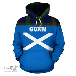 Scottish Gunn Clan Tartan Hoodie - Scotland In Me Scottish Plaid Tartan Plaid