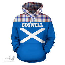 Scottish Boswell Clan Tartan Hoodie - Scotland In Me Scottish Plaid Tartan Plaid