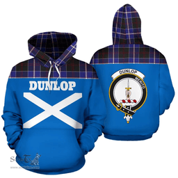 Scottish Dunlop Clan Tartan Hoodie - Scotland In Me Scottish Plaid Tartan Plaid