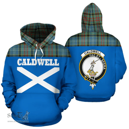 Scottish Caldwell Clan Tartan Hoodie - Scotland In Me Scottish Plaid Tartan Plaid