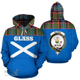 Scottish Glass Clan Tartan Hoodie - Scotland In Me Scottish Plaid Tartan Plaid