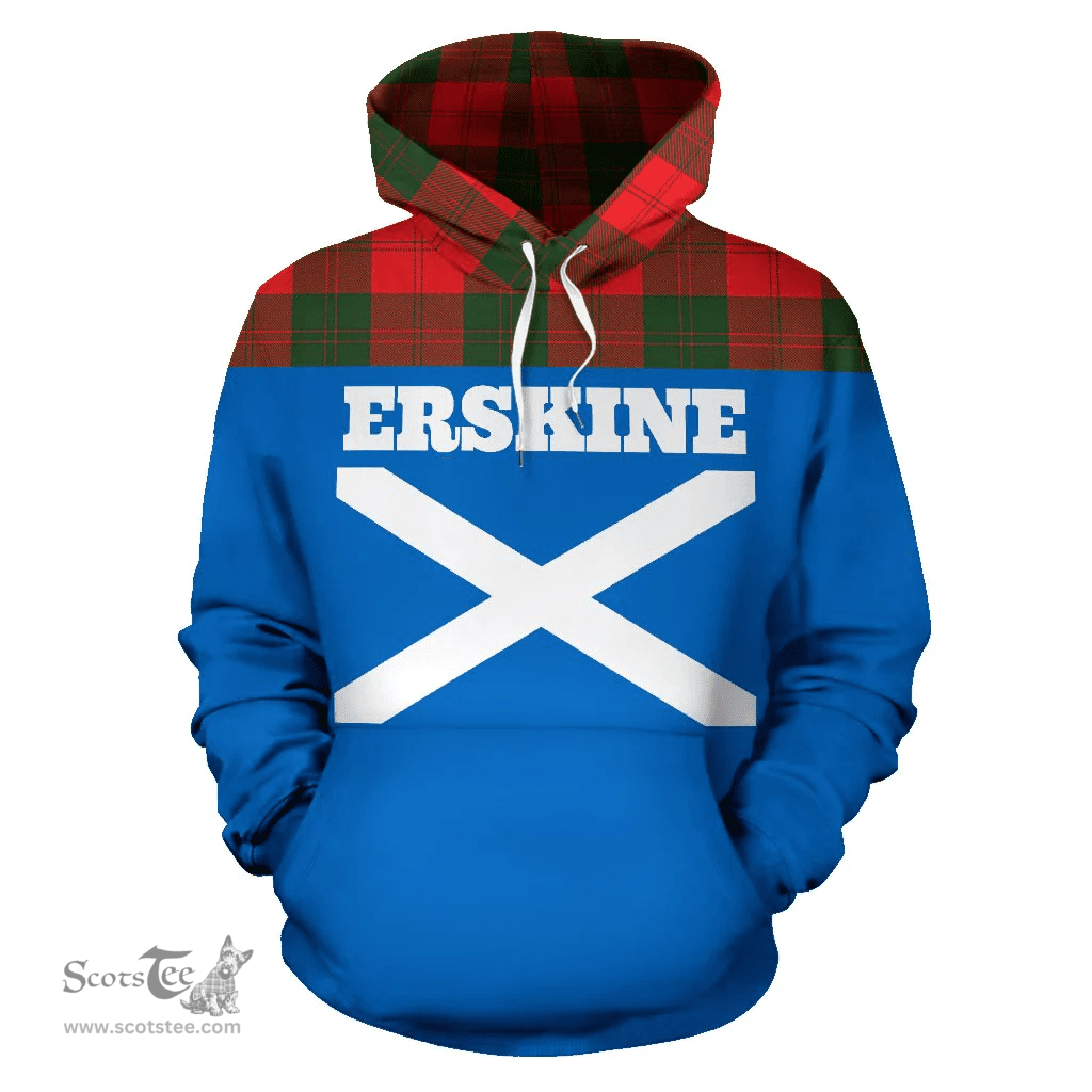 Scottish Erskine Clan Tartan Hoodie - Scotland In Me Scottish Plaid Tartan Plaid
