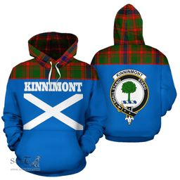 Scottish Kinnimont Clan Tartan Hoodie - Scotland In Me Scottish Plaid Tartan Plaid