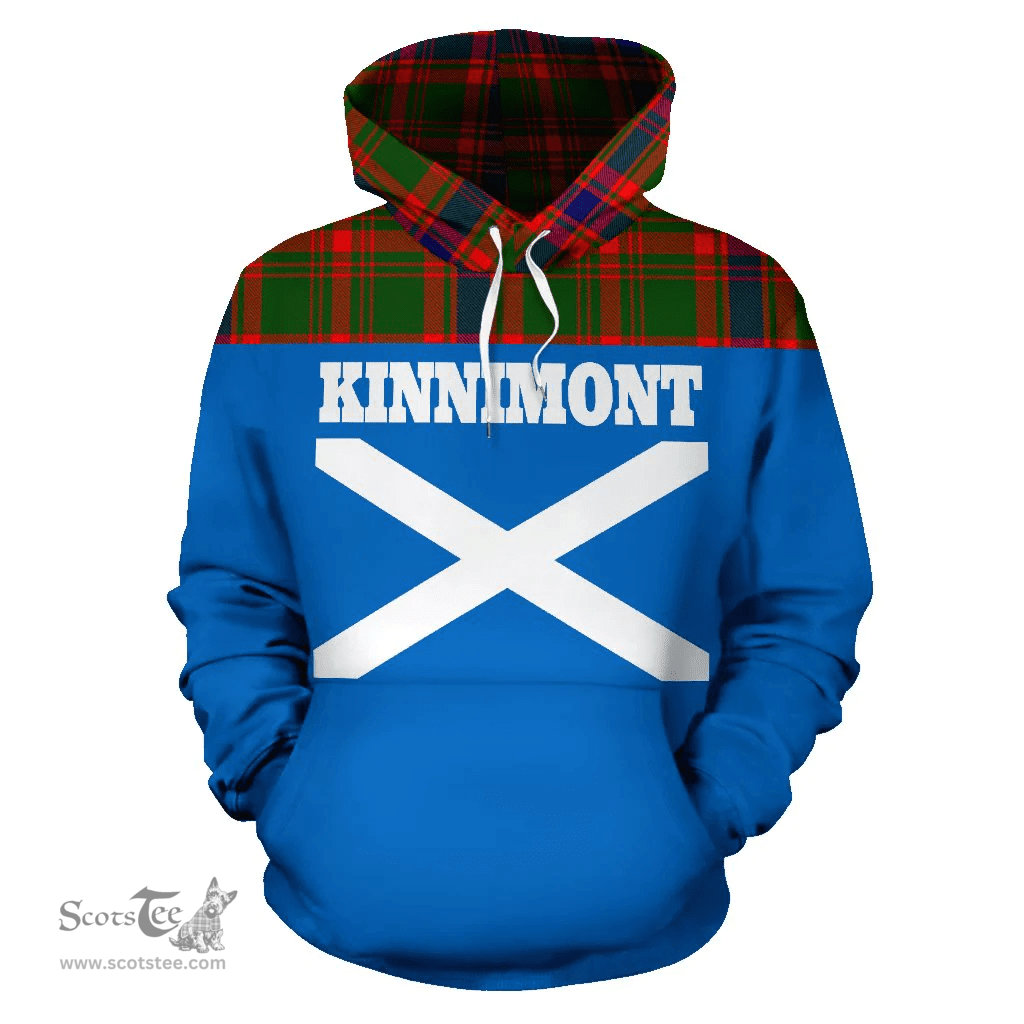 Scottish Kinnimont Clan Tartan Hoodie - Scotland In Me Scottish Plaid Tartan Plaid