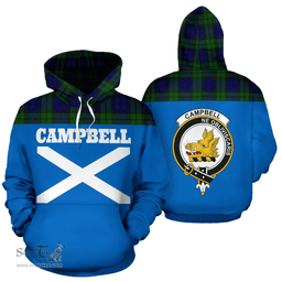 Scottish Campbell Clan Tartan Hoodie - Scotland In Me Scottish Plaid Tartan Plaid