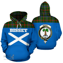Scottish Bisset Clan Tartan Hoodie - Scotland In Me Scottish Plaid Tartan Plaid