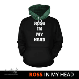 Scottish Ross Hunting Ancient Clan Tartan Hoodie - In My Head Style Scottish Plaid Tartan Plaid