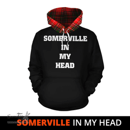 Scottish Somerville Modern Clan Tartan Hoodie - In My Head Style Scottish Plaid Tartan Plaid