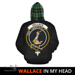 Scottish Wallace Hunting Ancient Clan Tartan Hoodie - In My Head Style Scottish Plaid Tartan Plaid