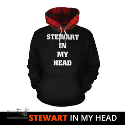 Scottish Stewart of Appin Modern Clan Tartan Hoodie - In My Head Style Scottish Plaid Tartan Plaid