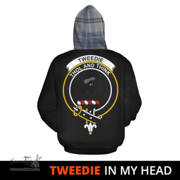 Scottish Tweedie Clan Tartan Hoodie - In My Head Style Scottish Plaid Tartan Plaid