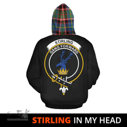 Scottish Stirling Bannockburn Clan Tartan Hoodie - In My Head Style Scottish Plaid Tartan Plaid