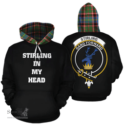 Scottish Stirling Bannockburn Clan Tartan Hoodie - In My Head Style Scottish Plaid Tartan Plaid