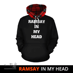 Scottish Ramsay Modern Clan Tartan Hoodie - In My Head Style Scottish Plaid Tartan Plaid