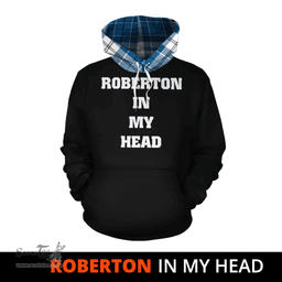 Scottish Roberton Clan Tartan Hoodie - In My Head Style Scottish Plaid Tartan Plaid