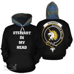 Scottish Stewart of Appin Hunting Ancient Clan Tartan Hoodie - In My Head Style Scottish Plaid Tartan Plaid