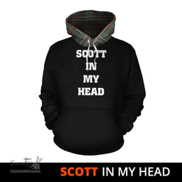 Scottish Scott Brown Ancient Clan Tartan Hoodie - In My Head Style Scottish Plaid Tartan Plaid