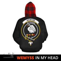 Scottish Wemyss Modern Clan Tartan Hoodie - In My Head Style Scottish Plaid Tartan Plaid