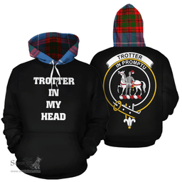 Scottish Trotter Clan Tartan Hoodie - In My Head Style Scottish Plaid Tartan Plaid