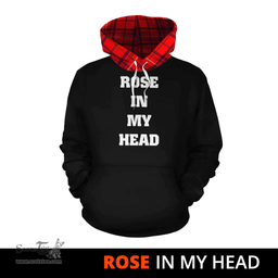 Scottish Rose Modern Clan Tartan Hoodie - In My Head Style Scottish Plaid Tartan Plaid