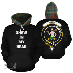 Scottish Shaw Green Modern Clan Tartan Hoodie - In My Head Style Scottish Plaid Tartan Plaid