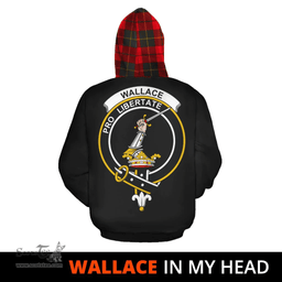 Scottish Wallace Weathered Clan Tartan Hoodie - In My Head Style Scottish Plaid Tartan Plaid